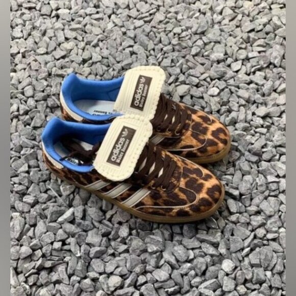 Adidas x Wales Bonner Samba Pony Leopard Print Women's - Picture 1 of 5